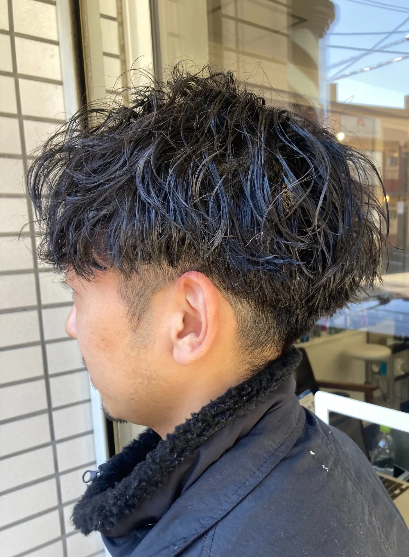 波巻きツイスパミックスパーマ